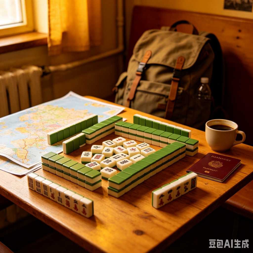 modern text mahjong tiles