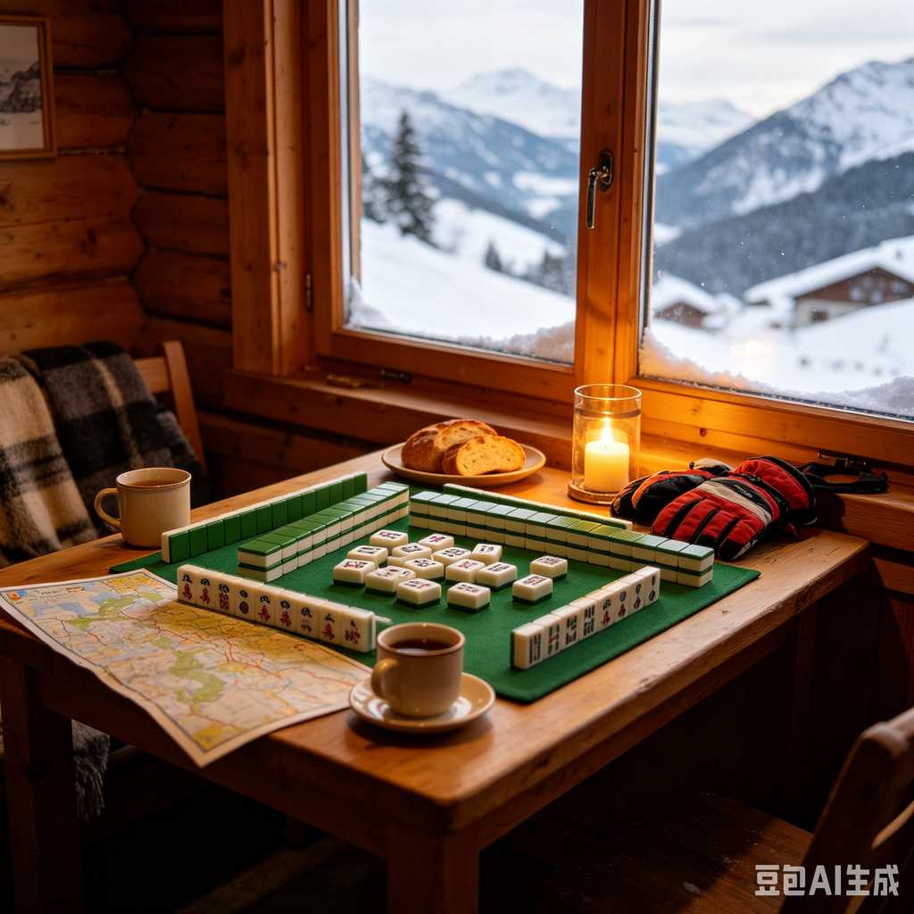 premium resin mahjong game set