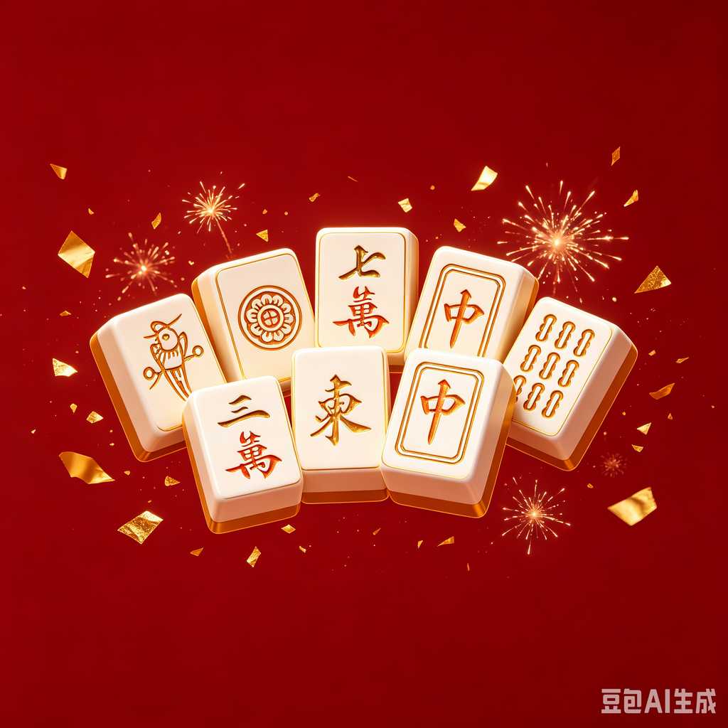 mahjong set for home entertainment